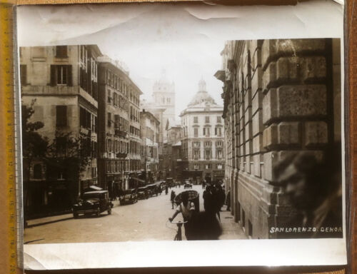 Fotografia d'epoca - Genova - San Lorenzo - Primi anni …