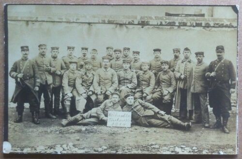 Fotografia d'epoca - Germania 1914 - Gruppo di Militari - …