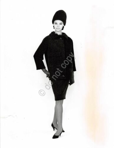 Fotografia Moda Tailleur Y.S.Laurent per Ascher anni '60 originale 048B