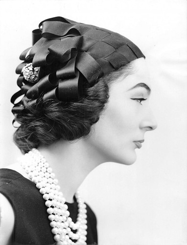 Fotografia Moda Vintage Jacques Fath cappelli anni '50