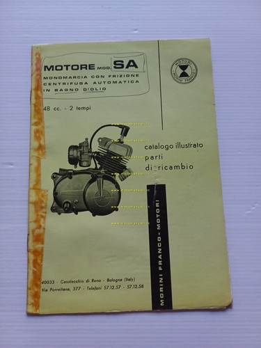 Franco Morini Motore 48 SA frizione in bagno d'olio catalogo …
