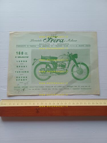 Frera Leonardo 160 anni 50 depliant italiano originale