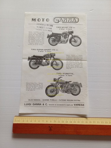 Ganna 175 Sport - 175 Supersport - 98 Furetto 1954 …