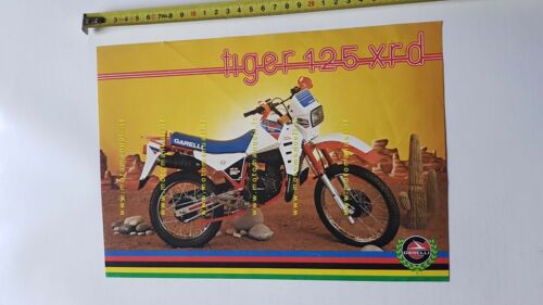 Garelli 125 Tiger XRD 1985 depliant italiano originale brochure