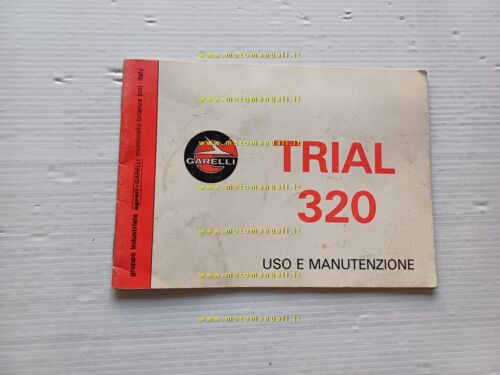 Garelli 320 Trial 1985 manuale uso manutenzione libretto ITALIANO originale