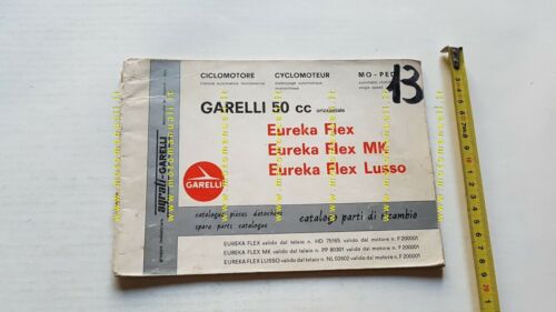 GARELLI 50 Eureka Flex-MK-Lusso 1977 catalogo ricambi originale Parts Catalogue