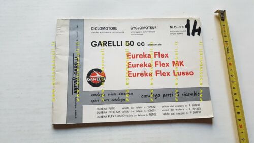 GARELLI 50 Eureka Flex-MK-Lusso 1979 catalogo ricambi originale Parts Catalogue