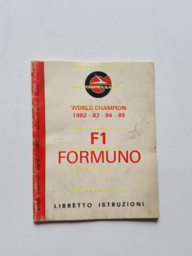 Garelli F1 Formuno 50 1986 manuale uso manutenzione originale owner's …