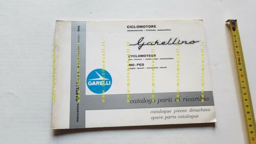 GARELLI 50 Garellino 1960 catalogo ricambi originale Spare Parts Catalogue