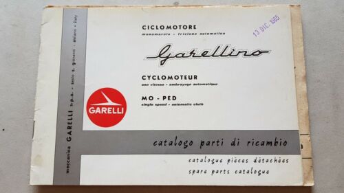 Garelli 50 Garellino 1965 catalogo ricambi originale spare parts catalogue