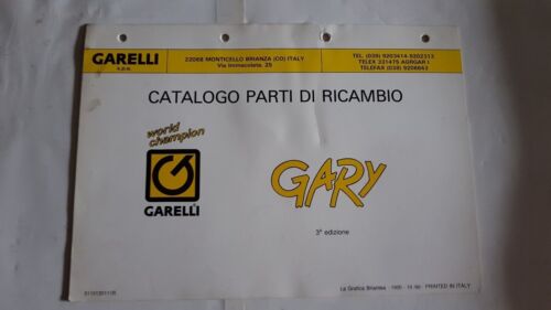 GARELLI 50 GARY 1990 catalogo ricambi originale moto spare parts …