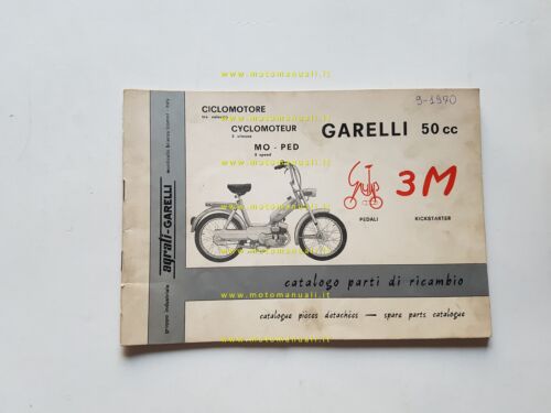 Garelli 50 GULP 3M Kick-Pedali 1970 catalogo ricambi originale parts …