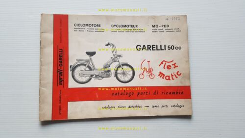 GARELLI 50 GULP Flex-Matic 1970 catalogo ricambi originale Spare Parts …