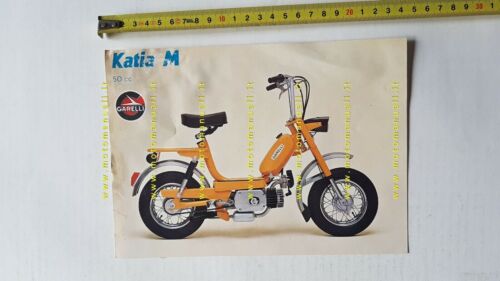 Garelli 50 Katia M anni 70 depliant italiano originale brochure