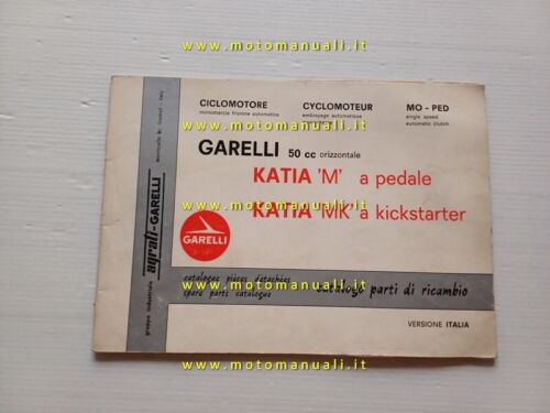 GARELLI 50 Katia M Pedali - Kiickstarter 1976 catalogo ricambi …