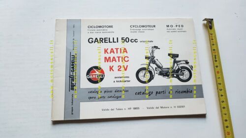 GARELLI 50 Katia Matic K 2V 1977 catalogo ricambi originale …