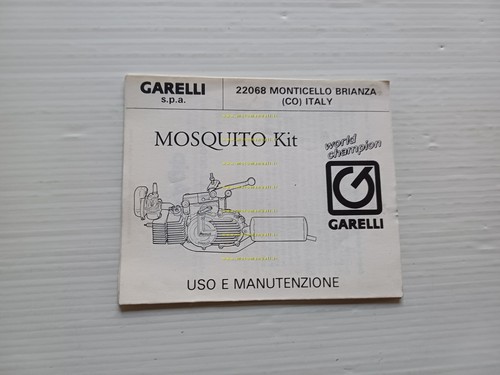 Garelli 50 Mosquito Kit 1990 manuale uso manutenzione originale italiano