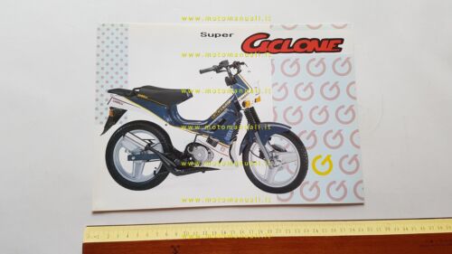 Garelli 50 Super Ciclone tubone 1992 depliant originale