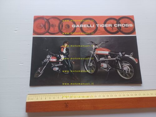Garelli 50 Tiger Cross anni 60 depliant ITALIANO originale