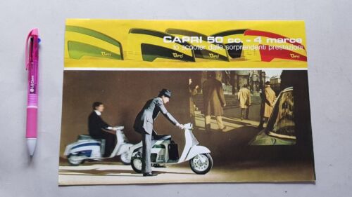 Garelli Capri Scooter 50 4V 1969 depliant originale brochure