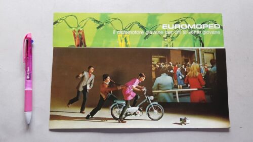 Garelli Euromoped 50 1969 depliant originale brochure