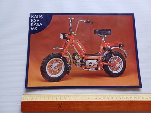 Garelli Katia 50 K2V- Katia 50 MK depliant italiano originale …