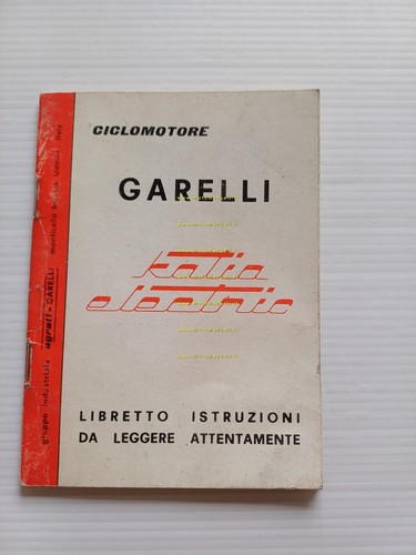 Garelli Katia Electric 1975 manuale uso manutenzione libretto originale