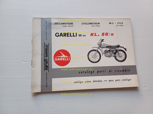 Garelli KL 50 E 1973 catalogo ricambi originale moto spare …