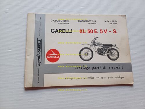 Garelli KL 50 E 5V - S 1976 catalogo ricambi …