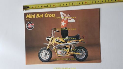 Garelli Mini Bat Cross 50 1971 depliant italiano originale brochure