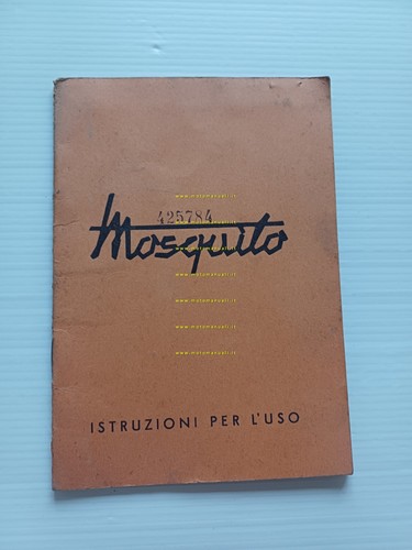 Garelli Mosquito 38 IMN manuale uso manutenzione libretto originale