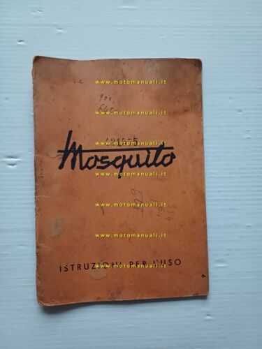 Garelli Mosquito 38 IMN manuale uso manutenzione libretto originale