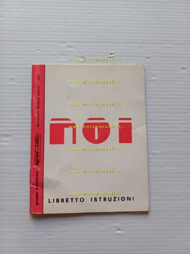 Garelli NOI 50 1981 manuale uso manutenzione libretto istruzioni originale