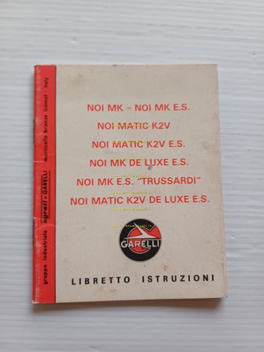 Garelli NOI 50 Trussardi + tutti modelli 1982 manuale uso …