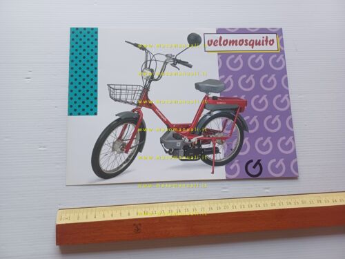 Garelli nuovo Velomosquito - Mosquito kit 36cc depliant ITALIANO originale