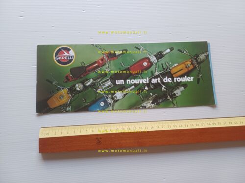 Garelli produzione modelli anni 70 depliant FRANCESE originale