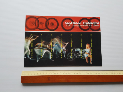 Garelli Record 49 1969 circa depliant originale italiano