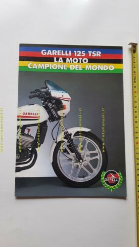Garelli TSR 125 1982 depliant moto italiano originale brochure