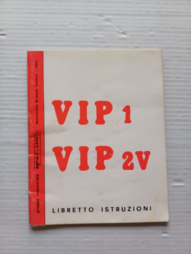 Garelli VIP 1-2V 50 1980 manuale uso manutenzione libretto istruzioni …