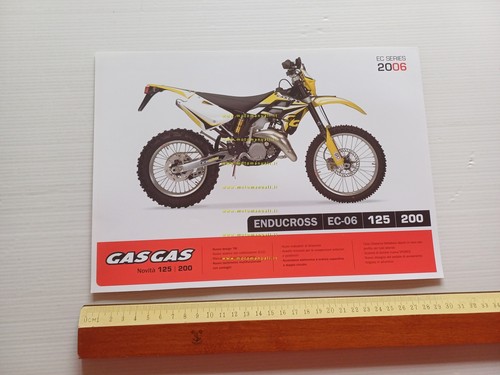 GAS-GAS Enducross EC-06 125 200 2006 depliant italiano originale