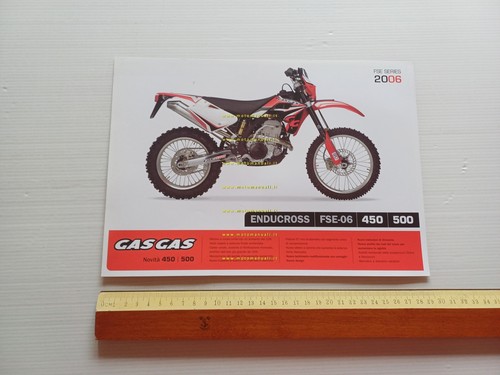 GAS-GAS Enducross FSE-06 450 - 500 2006 depliant italiano originale