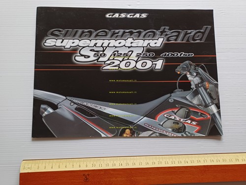 GAS-GAS Supermotard modelli 2001 depliant italiano originale