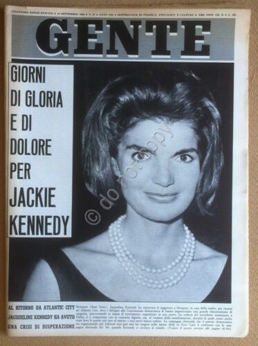 Gente n. 37 1964 - Jackie Kennedy - Domenico Modugno …