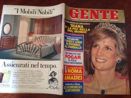 Gente Rivista Magazine 20 Maggio 1983 n. 20 Fogar Diana …