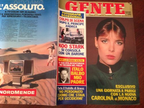 Gente Rivista Magazine 21 Gennaio 1983 n. 3 Giorgia Fiorio …