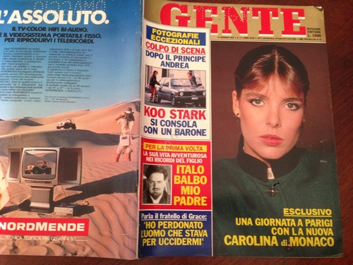 Gente Rivista Magazine 21 Gennaio 1983 n. 3 Giorgia Fiorio …