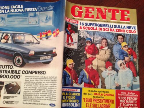 Gente Rivista Magazine 4 Febbraio 1983 n. 5 Zeno Col …