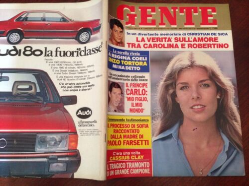 Gente Rivista Magazine 5 Agosto 1983 n. 30 Dalida Carolina …