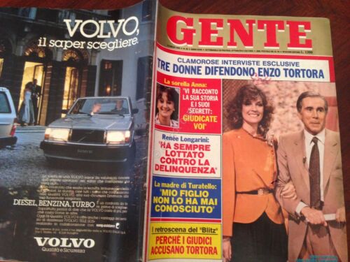 Gente Rivista Magazine 5 Luglio 1983 n. 26 Enzo Tortora