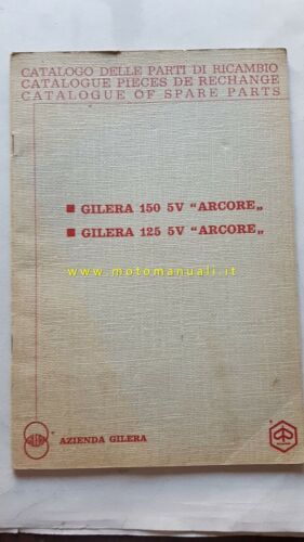 Gilera 125 150 Arcore 1972 catalogo ricambi originale moto spare …